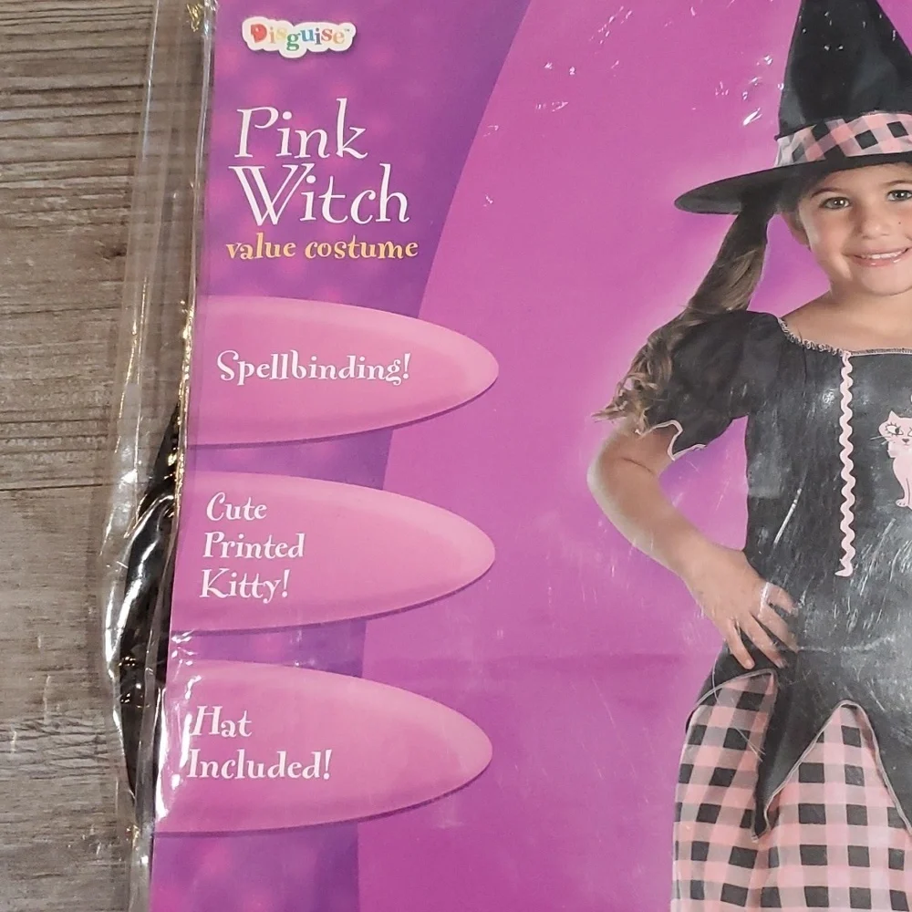 Pink Witch Costume Size 2T by Disguise - Picture 3 of 4